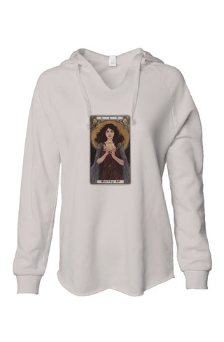 Empress Tarot Card - Lightweight Wash Hooded Sweat