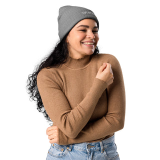 Worthy AF Organic ribbed beanie