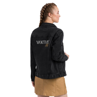 Worthy AF Unisex denim jacket