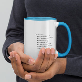 No kids. No regrets. Mug with Color Inside