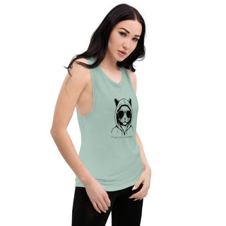 P*ssies over preschoolers. Ladies’ Muscle Tank